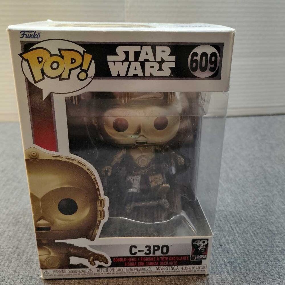 Funko Pop Star Wars C-3PO #609 Return of the Jedi Bobble Head Figure New